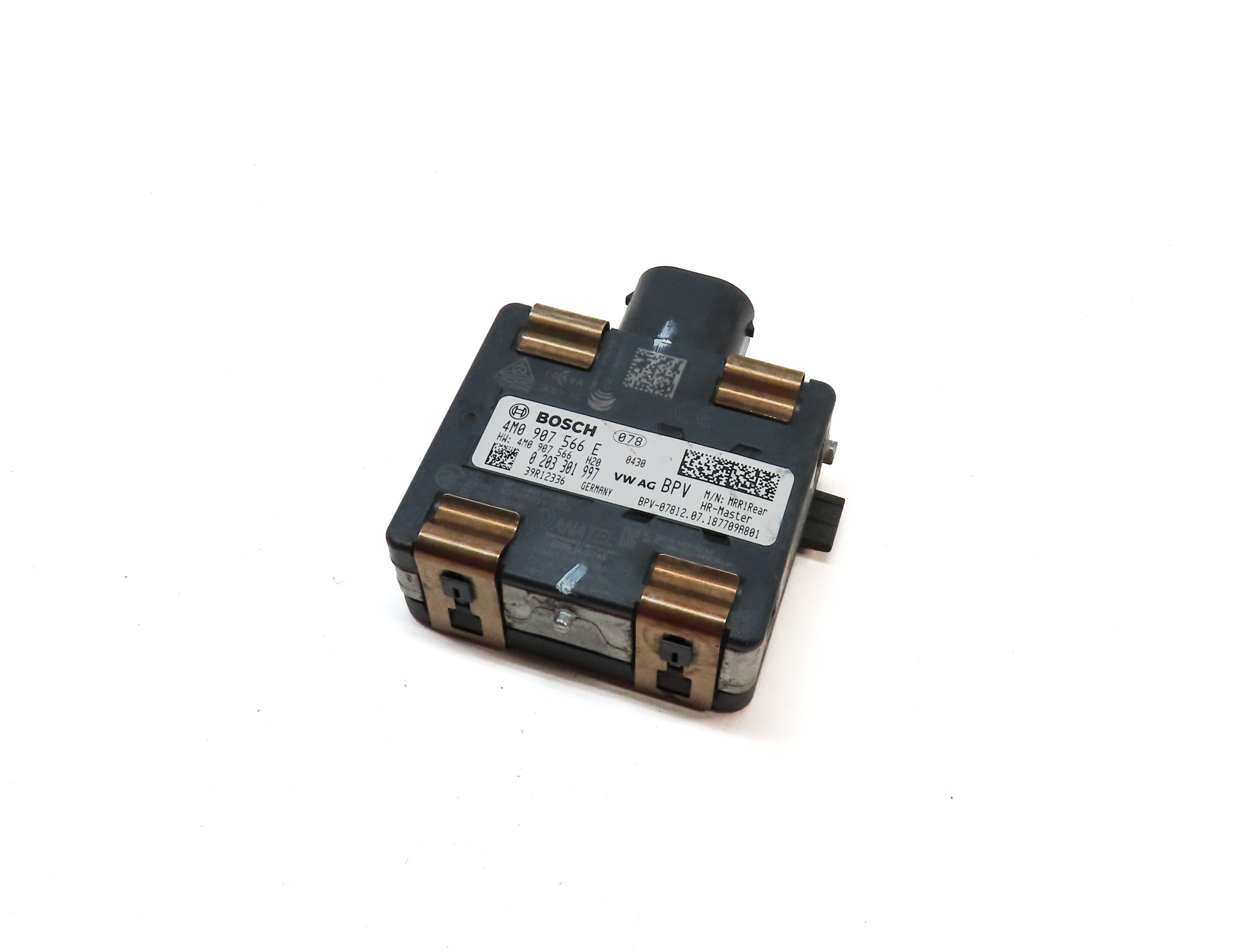 17-19 AUDI A4 (B9 8W) REAR RIGHT BLIND SPOT ALERT RADAR SENSOR MODULE (MASTER) — exact item pictured